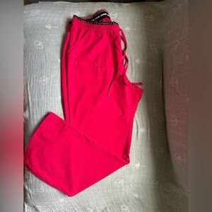 Echo Hot Pink Scrub Pants